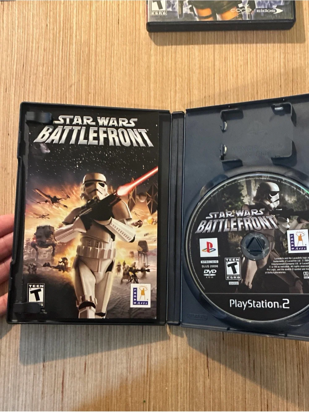 Sony PlayStation 2 Star Wars Battlefront with Manual (Black, White)